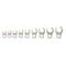 Tekton 3/8 Inch Drive 6-Point Flare Nut Crowfoot Wrench Set, 9-Piece (5/16-3/4 in.) WCF90120 - alternate 1